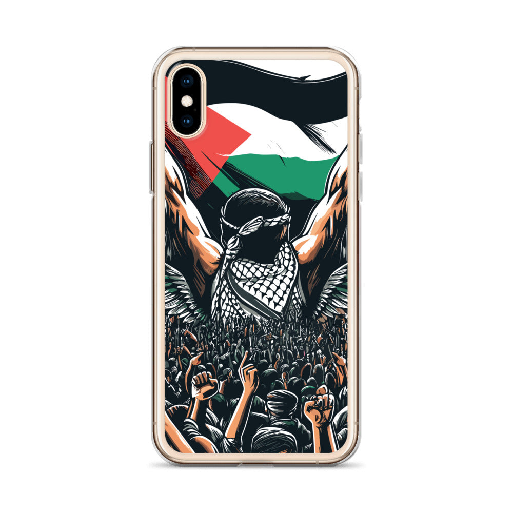 Clear Case for iPhone® - Art by Moh, iPhone iPhone X Xs Case On Phone