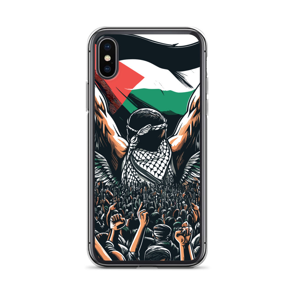 Clear Case for iPhone® - Art by Moh, iPhone iPhone X Xs Case On Phone
