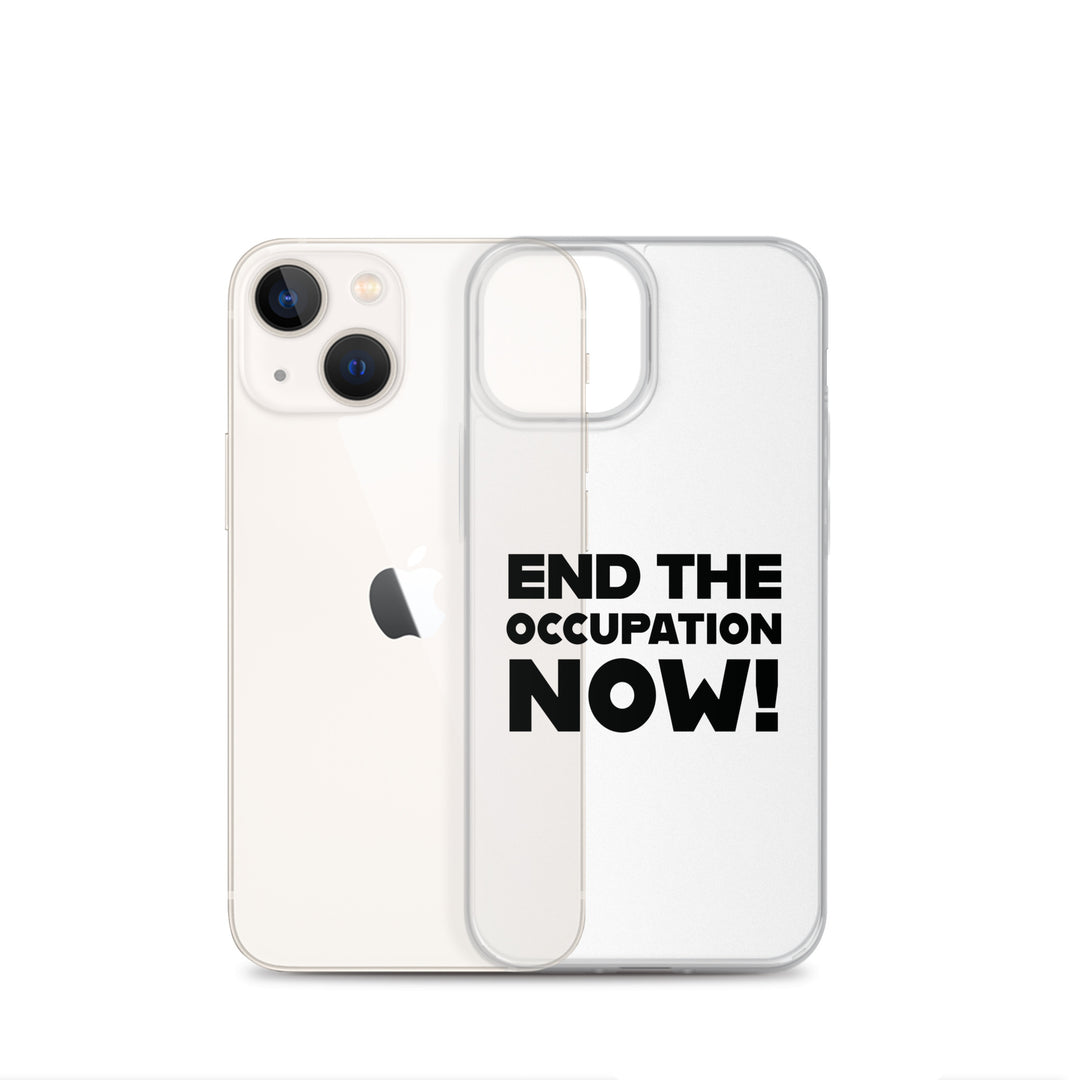 Clear Case for iPhone® - End the Occupation Now!, iPhone iPhone 13 Mini Case With Phone