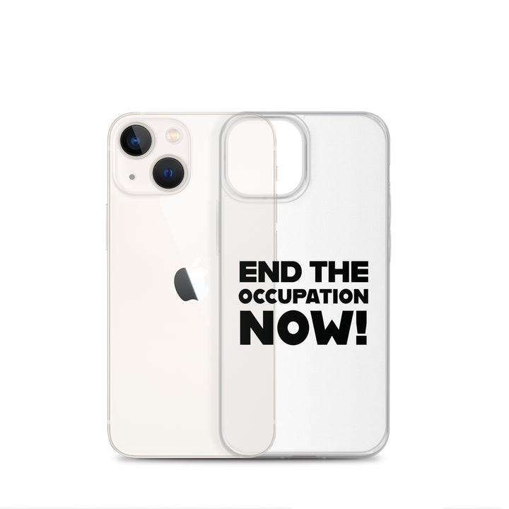 Clear Case for iPhone® - End the Occupation Now!, iPhone iPhone 13 Mini Case With Phone