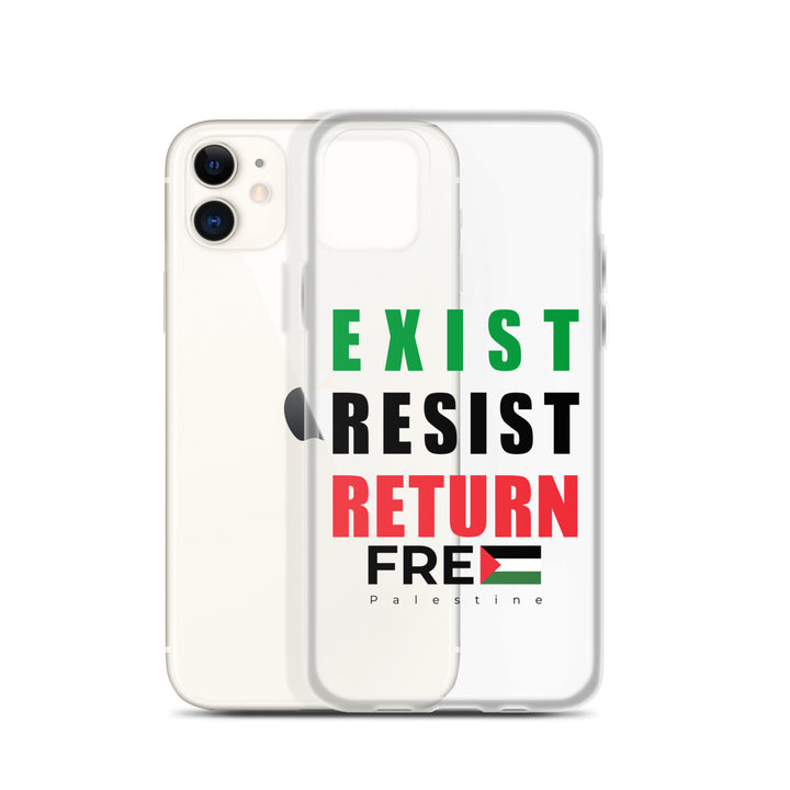 Clear Case for iPhone® - Exist. Resist. Return., iPhone iPhone 11 Case With Phone