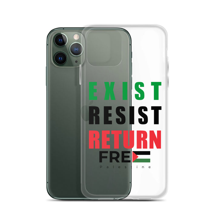 Clear Case for iPhone® - Exist. Resist. Return., iPhone iPhone 11 Pro Case With Phone