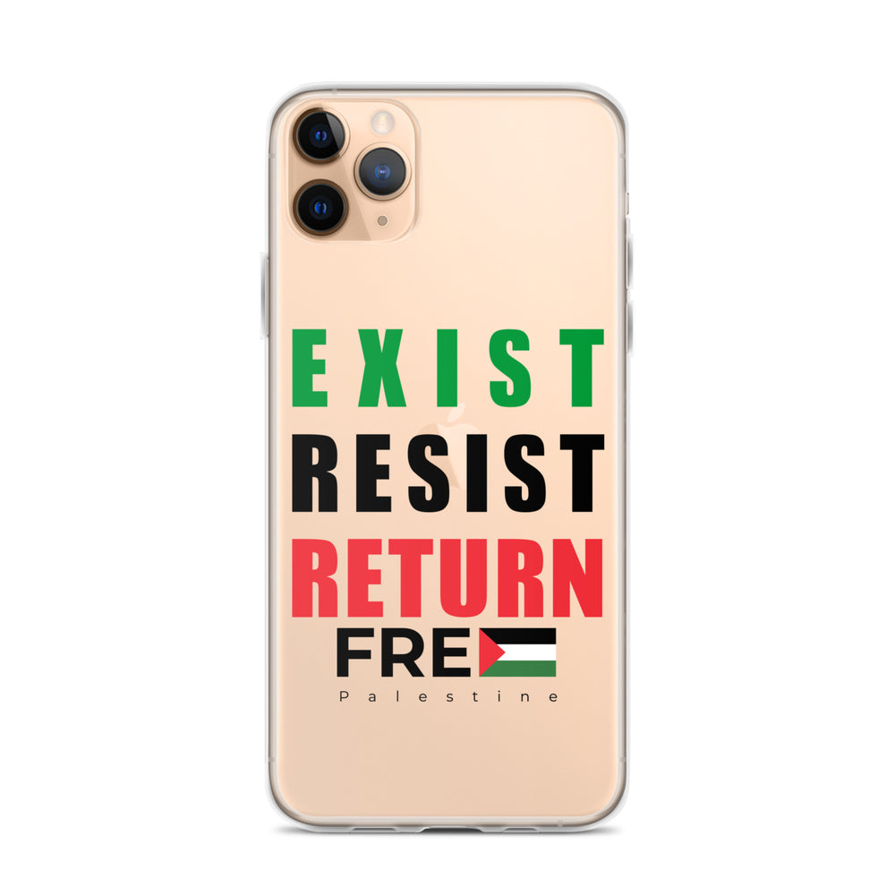 Clear Case for iPhone® - Exist. Resist. Return., iPhone iPhone 11 Pro Max Case On Phone