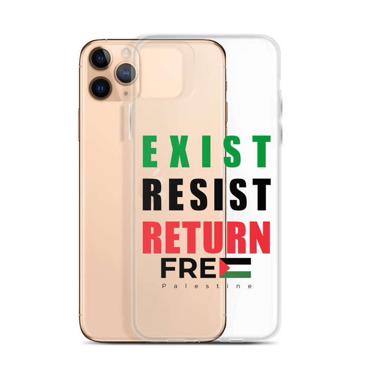 Clear Case for iPhone® - Exist. Resist. Return., iPhone iPhone 11 Pro Max Case With Phone