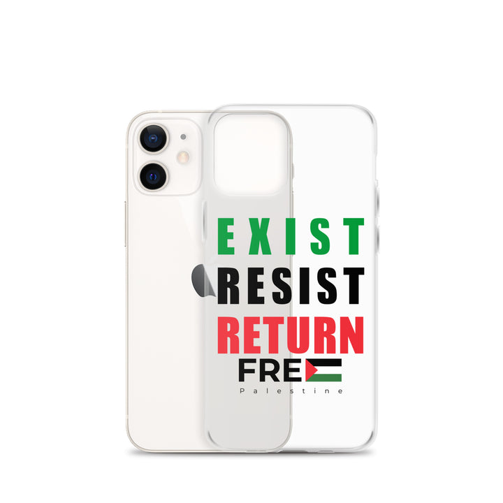 Clear Case for iPhone® - Exist. Resist. Return., iPhone iPhone 12 Mini Case With Phone