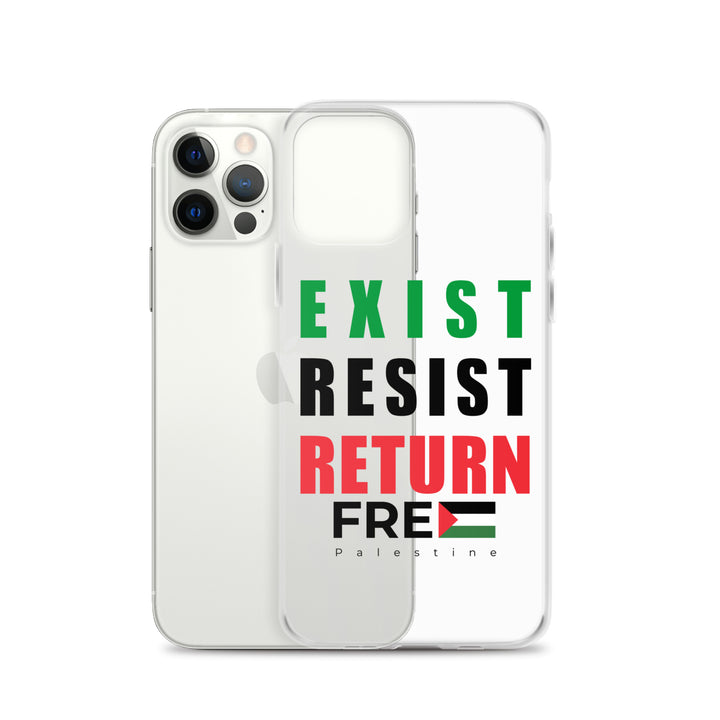 Clear Case for iPhone® - Exist. Resist. Return., iPhone iPhone 12 Pro Case With Phone