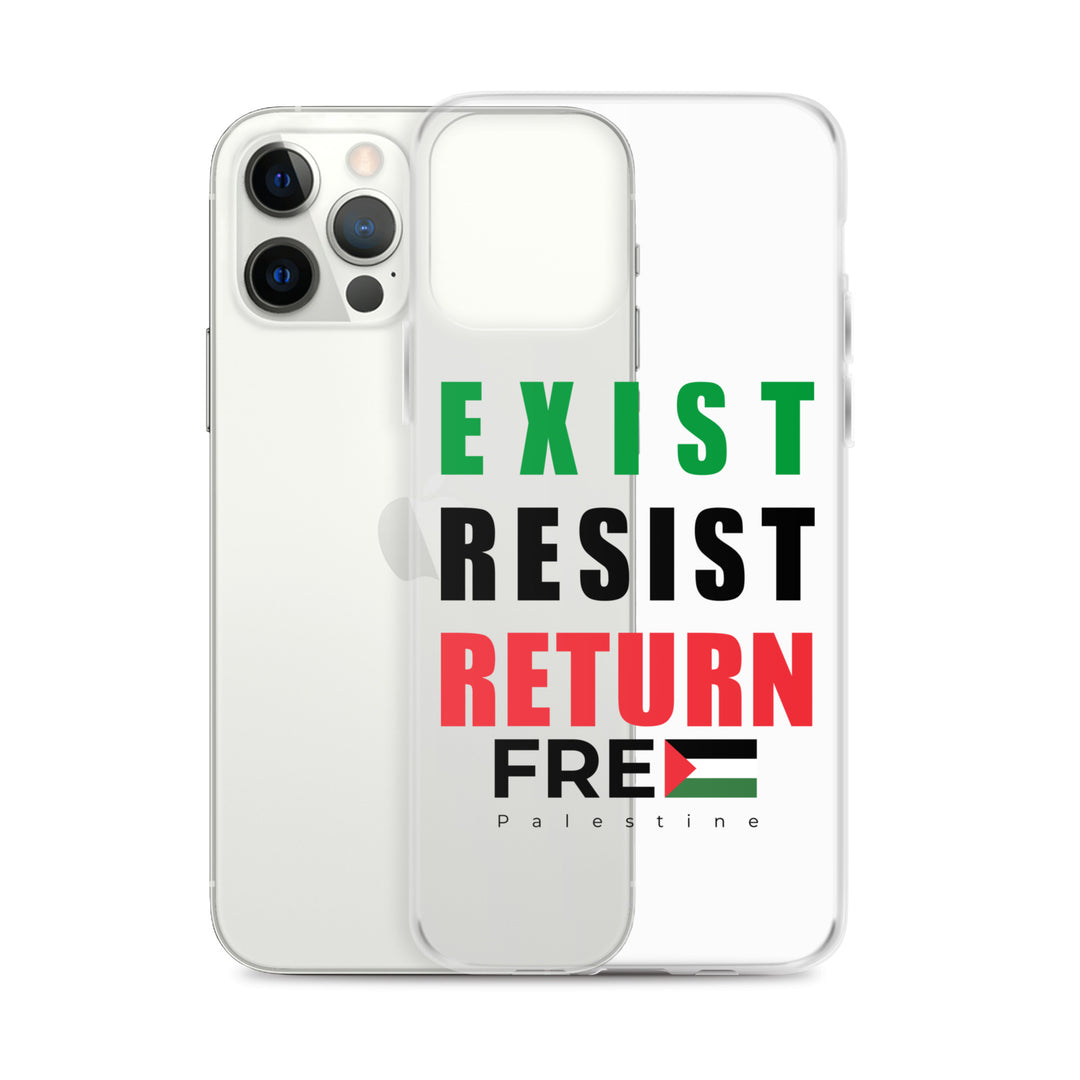 Clear Case for iPhone® - Exist. Resist. Return., iPhone iPhone 12 Pro Max Case With Phone