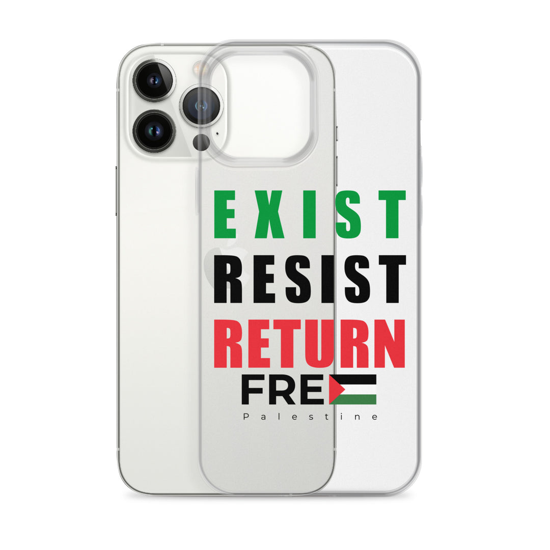 Clear Case for iPhone® - Exist. Resist. Return., iPhone iPhone 13 Pro Max Case With Phone
