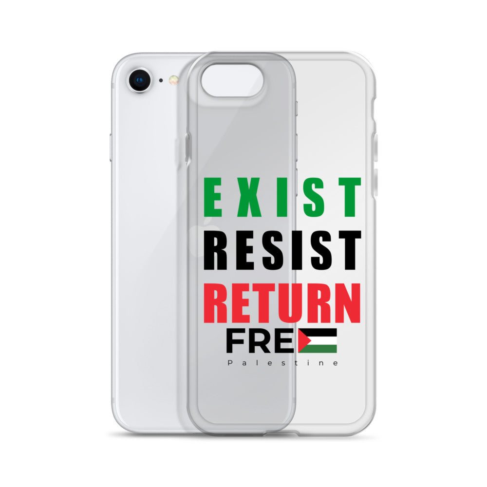 Clear Case for iPhone® - Exist. Resist. Return., iPhone iPhone Se Case With Phone