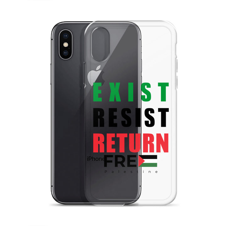 Clear Case for iPhone® - Exist. Resist. Return., iPhone iPhone X Xs Case With Phone