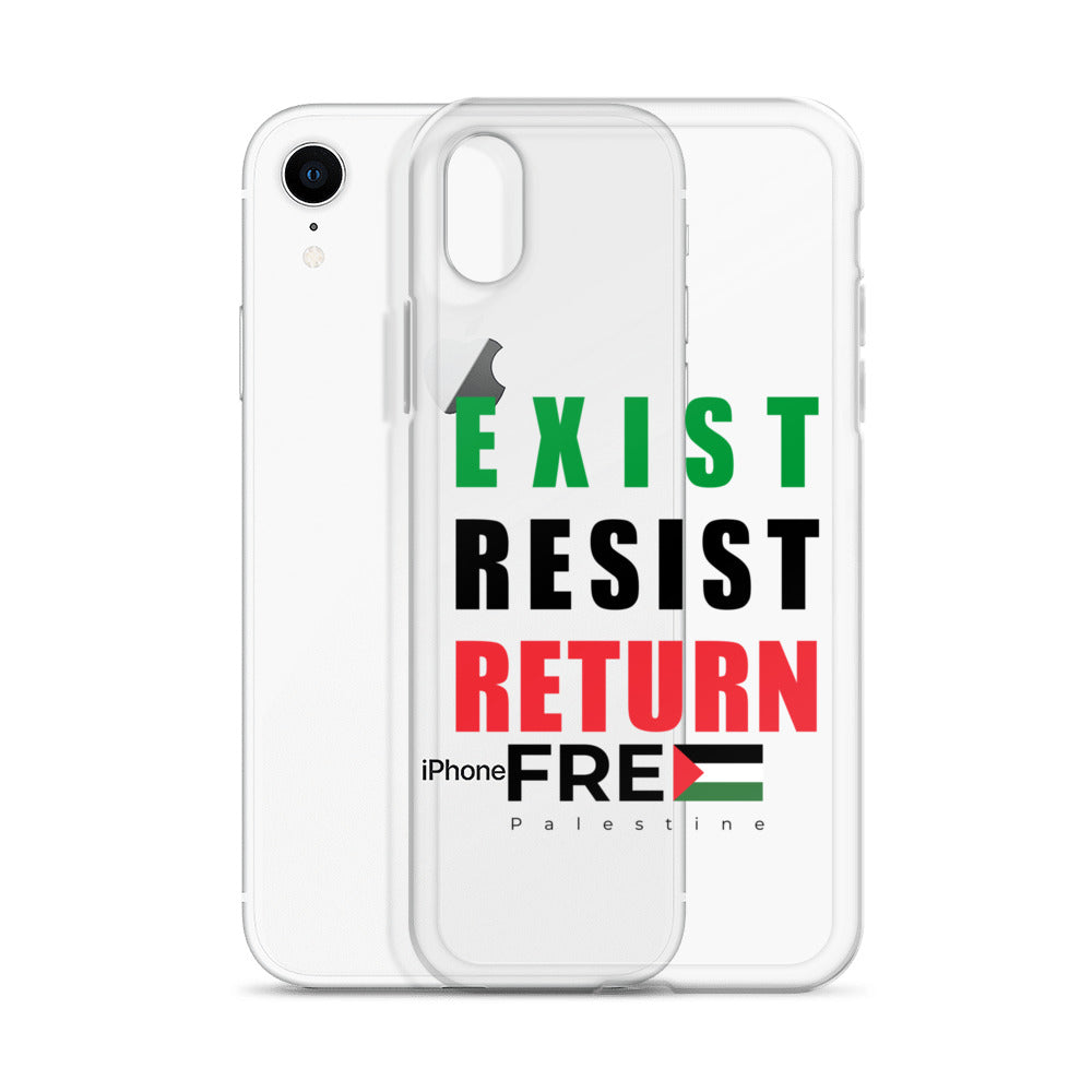 Clear Case for iPhone® - Exist. Resist. Return., iPhone iPhone Xr Case With Phone