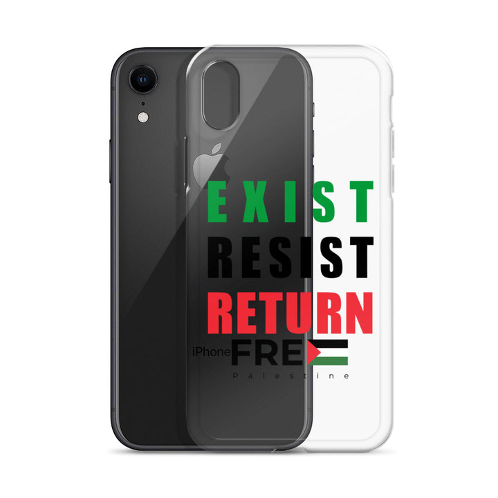 Clear Case for iPhone® - Exist. Resist. Return., iPhone iPhone Xr Case With Phone