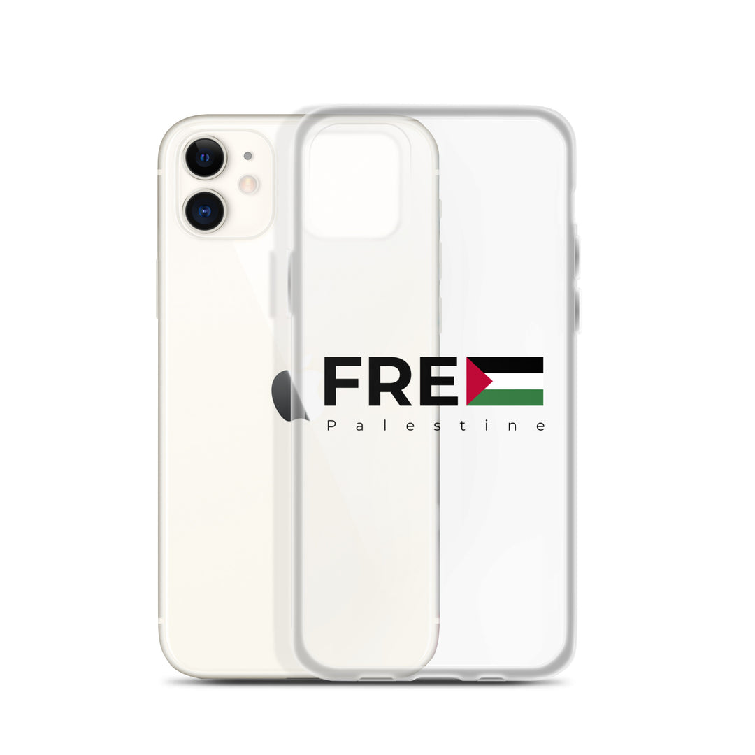 Clear Case for iPhone® - Free Palestine, iPhone iPhone 11 Case With Phone