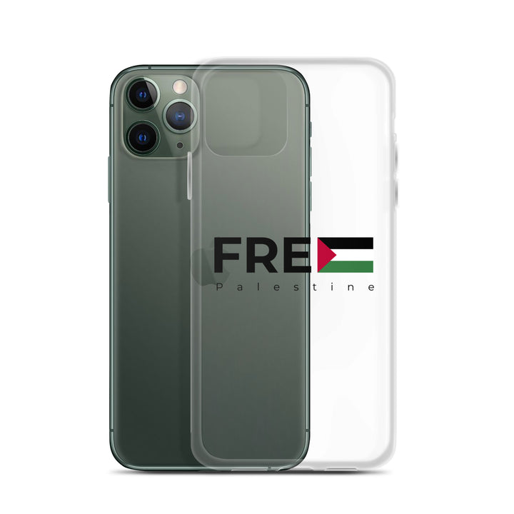 Clear Case for iPhone® - Free Palestine, iPhone iPhone 11 Pro Case With Phone