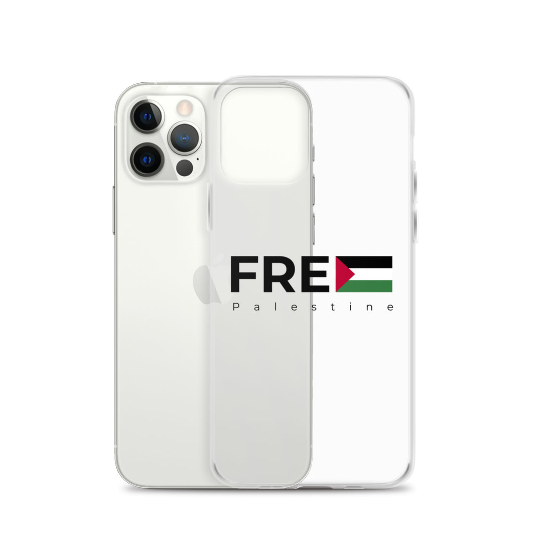 Clear Case for iPhone® - Free Palestine, iPhone iPhone 12 Pro Case With Phone