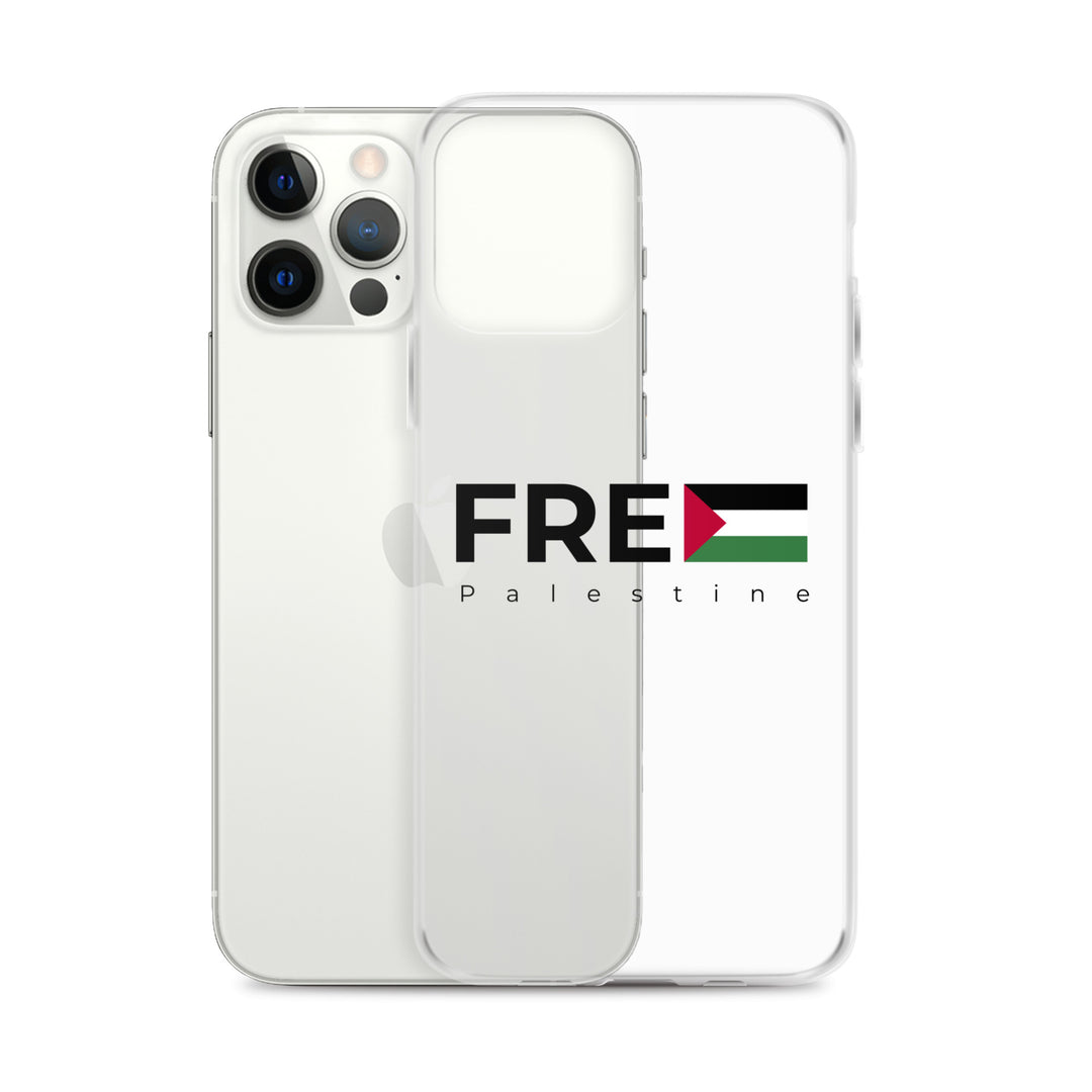 Clear Case for iPhone® - Free Palestine, iPhone iPhone 12 Pro Max Case With Phone