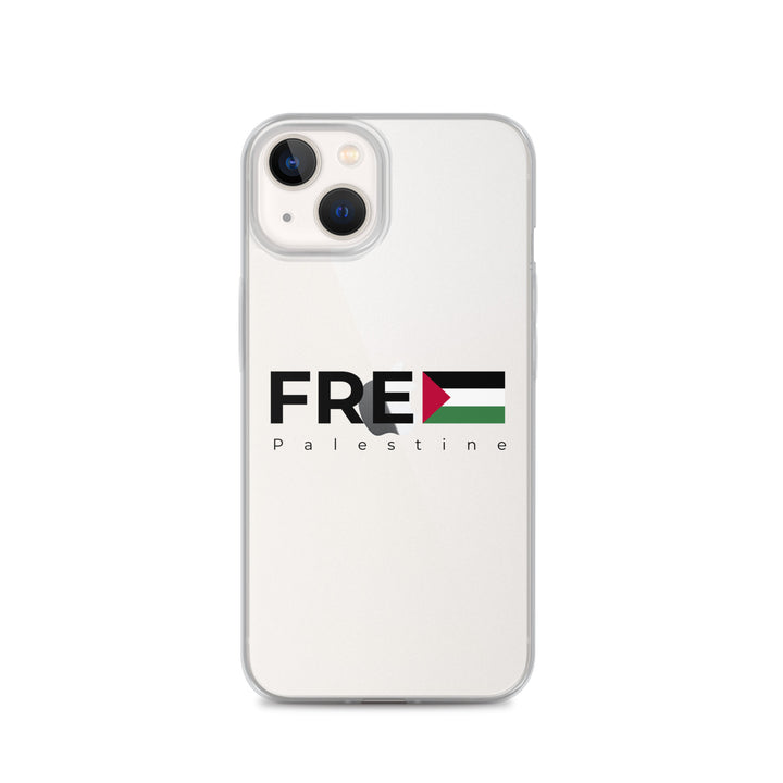 Clear Case for iPhone® - Free Palestine, iPhone iPhone 13 Case On Phone
