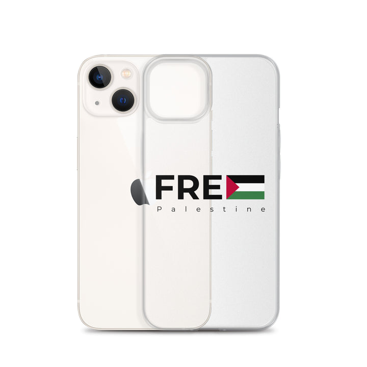 Clear Case for iPhone® - Free Palestine, iPhone iPhone 13 Case With Phone