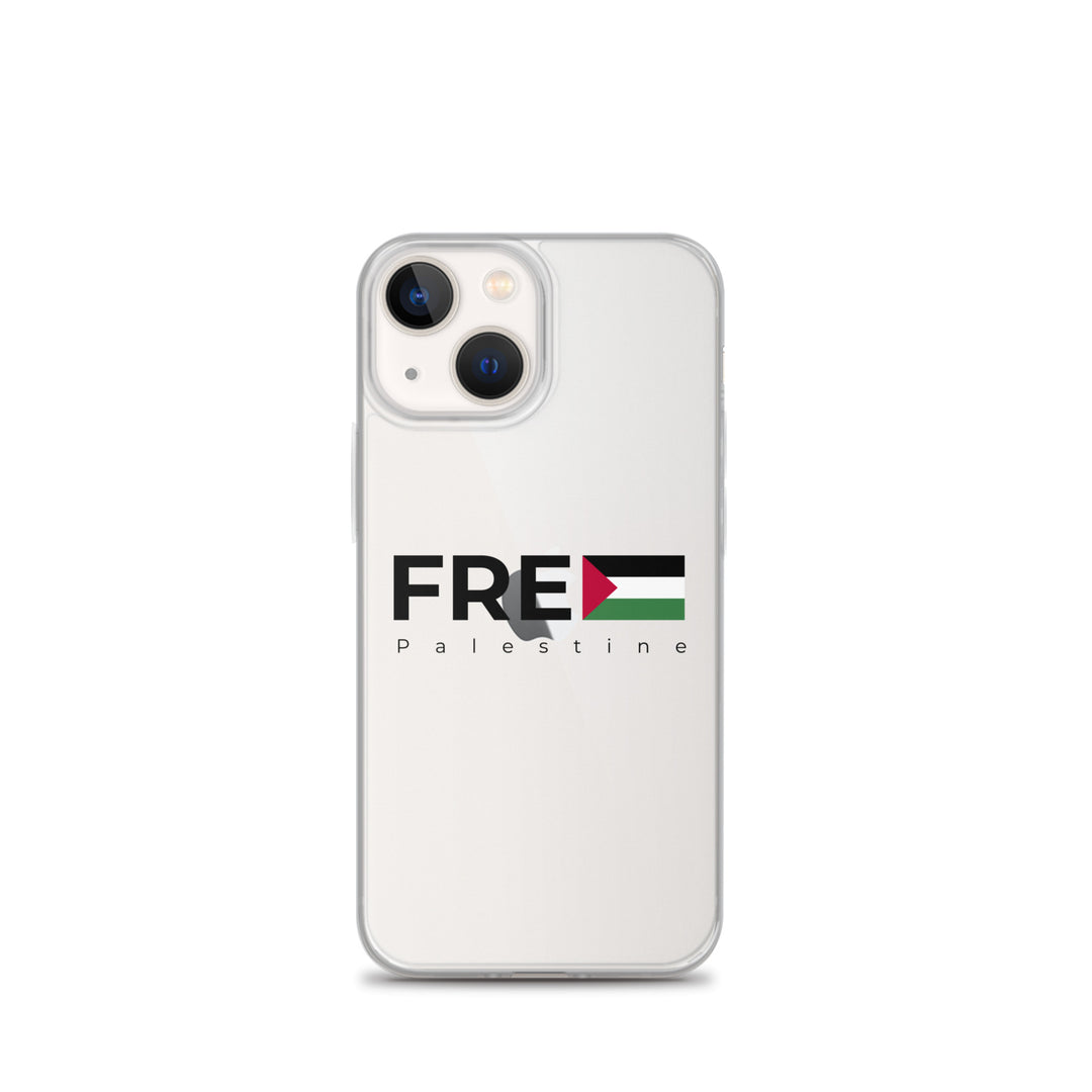 Clear Case for iPhone® - Free Palestine, iPhone iPhone 13 Mini Case On Phone