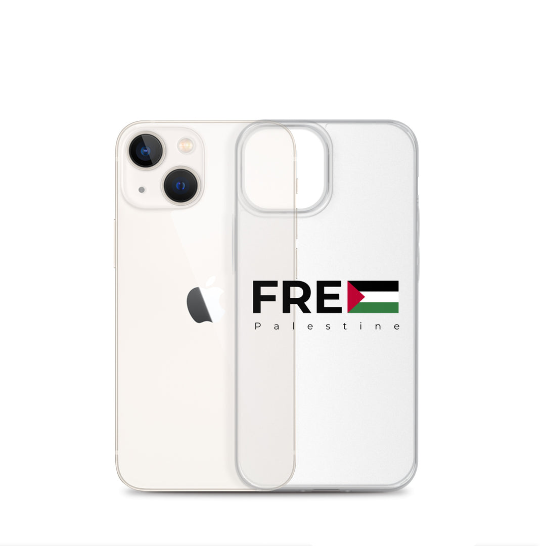 Clear Case for iPhone® - Free Palestine, iPhone iPhone 13 Mini Case With Phone