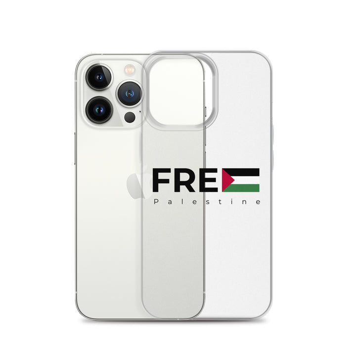 Clear Case for iPhone® - Free Palestine, iPhone iPhone 13 Pro Case With Phone