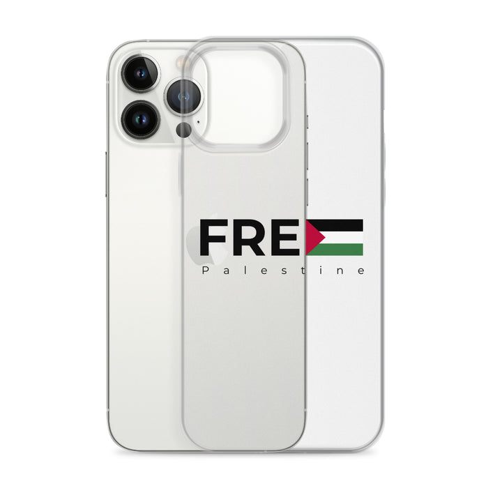 Clear Case for iPhone® - Free Palestine, iPhone iPhone 13 Pro Max Case With Phone