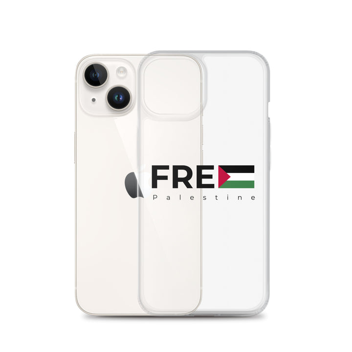 Clear Case for iPhone® - Free Palestine, iPhone iPhone 14 Case With Phone