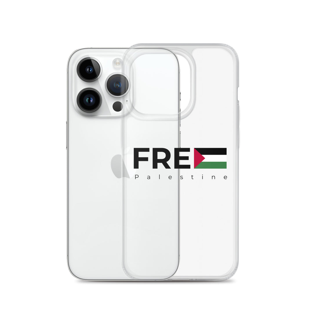 Clear Case for iPhone® - Free Palestine, iPhone iPhone 14 Pro Case With Phone