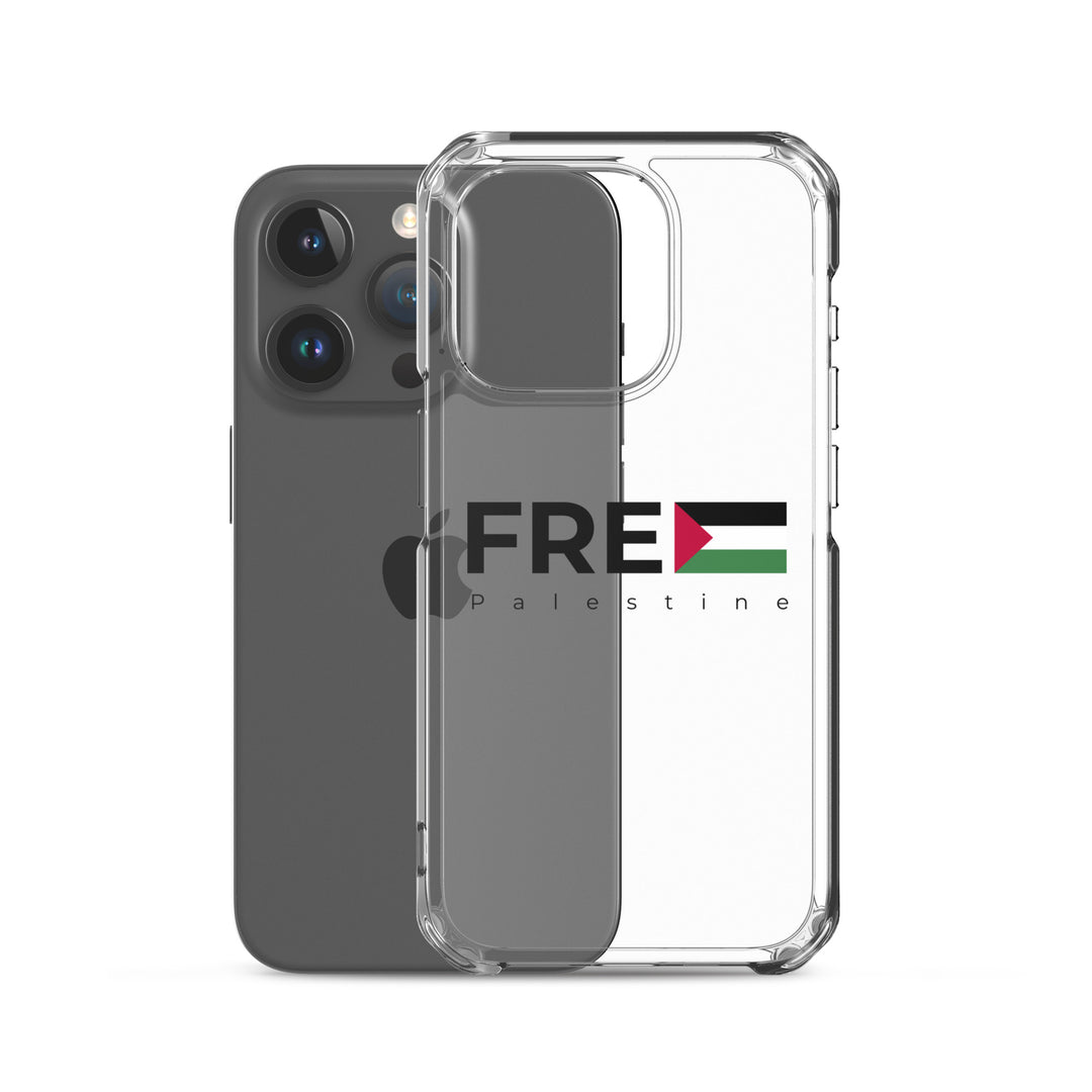 Clear Case for iPhone® - Free Palestine, iPhone iPhone 15 Pro Case With Phone
