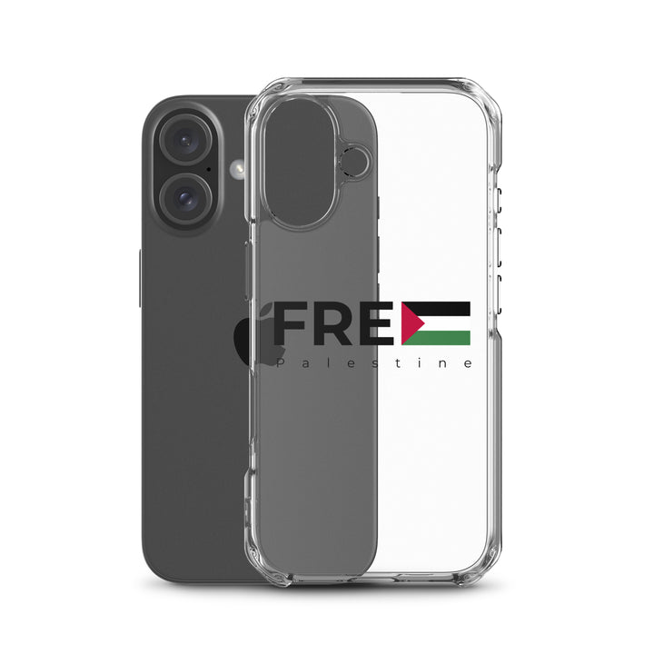 Clear Case for iPhone® - Free Palestine, iPhone iPhone 16 Case With Phone