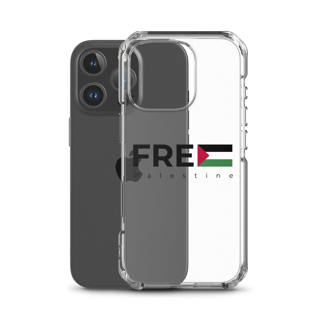 Clear Case for iPhone® - Free Palestine, iPhone iPhone 16 Pro Case With Phone