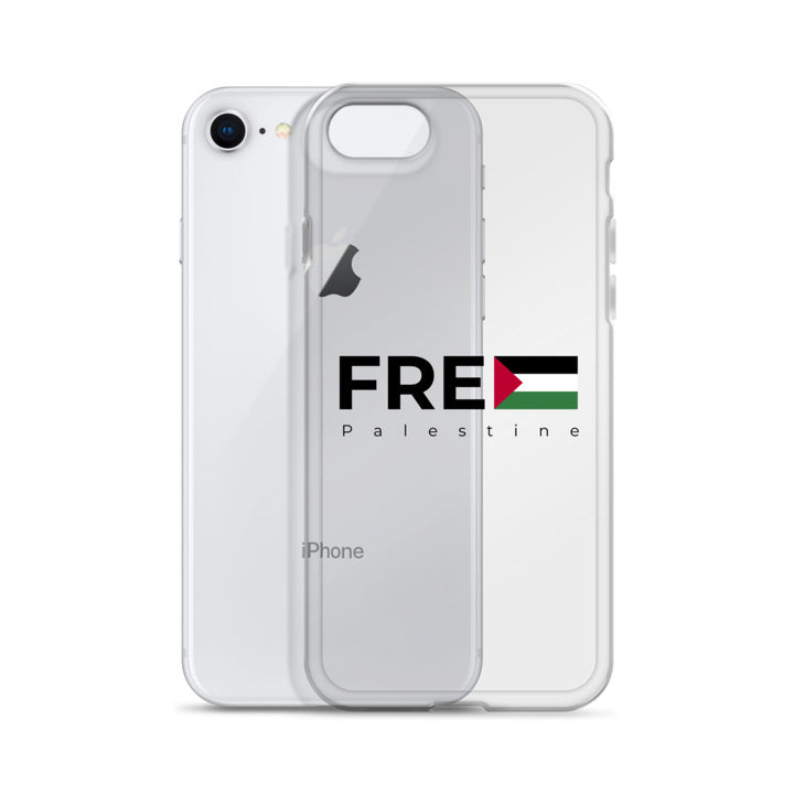 Clear Case for iPhone® - Free Palestine, iPhone iPhone 7 8 Case With Phone