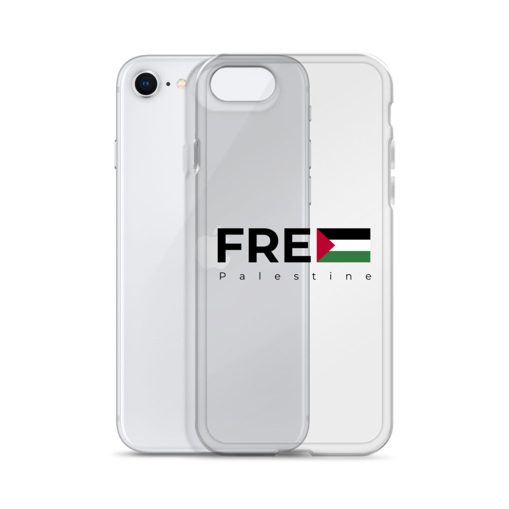 Clear Case for iPhone® - Free Palestine, iPhone iPhone Se Case With Phone