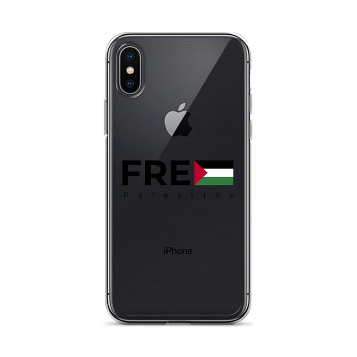 Clear Case for iPhone® - Free Palestine, iPhone iPhone X Xs Case On Phone