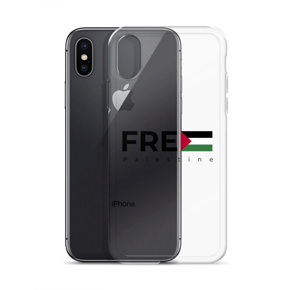 Clear Case for iPhone® - Free Palestine, iPhone iPhone X Xs Case With Phone