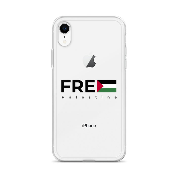 Clear Case for iPhone® - Free Palestine, iPhone iPhone Xr Case On Phone