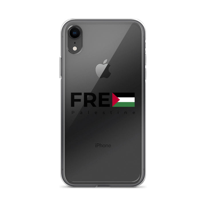 Clear Case for iPhone® - Free Palestine, iPhone iPhone Xr Case On Phone