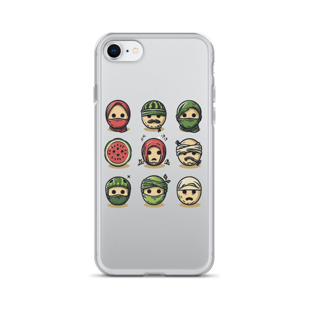 Clear Case for iPhone® | Palestine Emoji