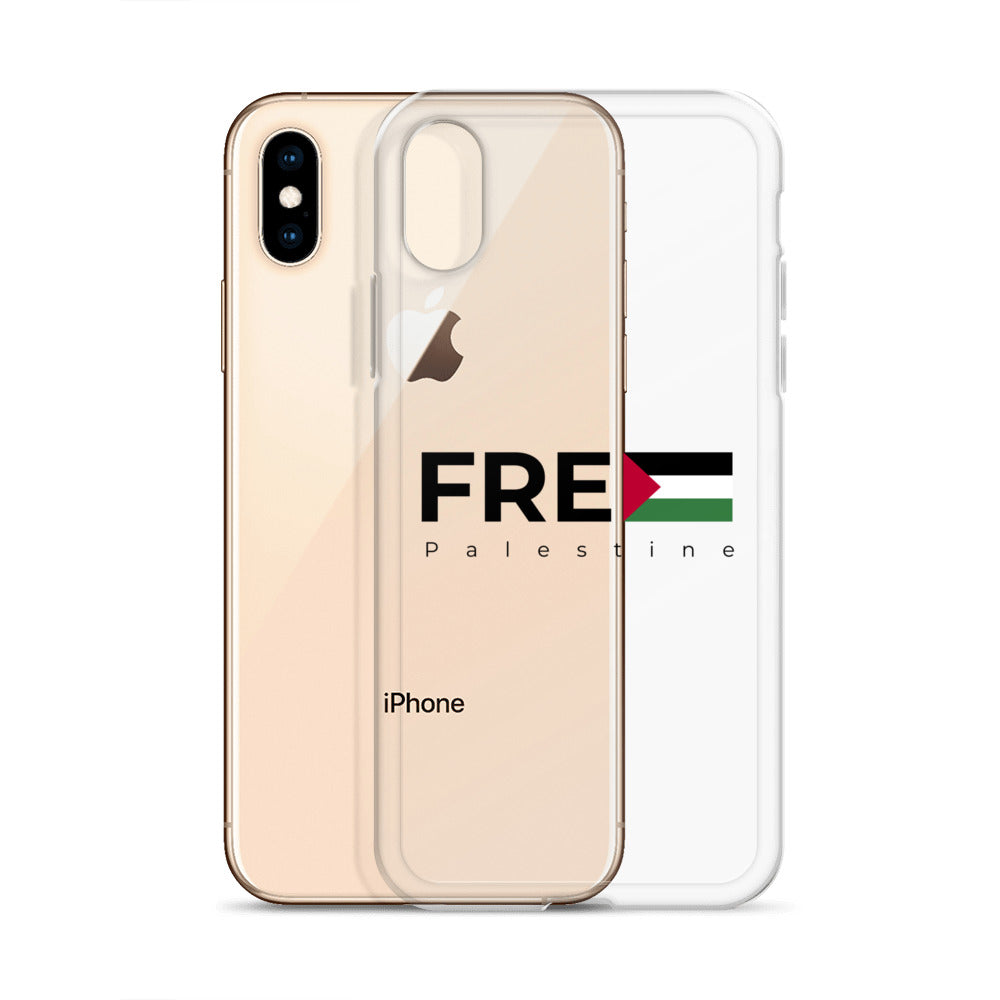 Clear Case for iPhone® | Free Palestine