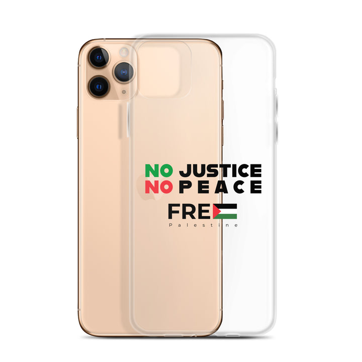 Clear Case for iPhone® - No Justice No Peace, iPhone iPhone 11 Pro Max Case With Phone