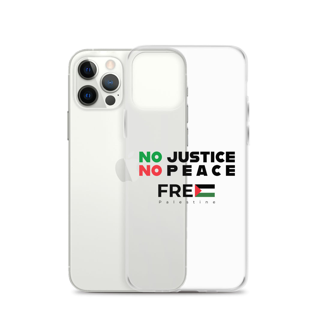Clear Case for iPhone® - No Justice No Peace, iPhone iPhone 12 Pro Case With Phone