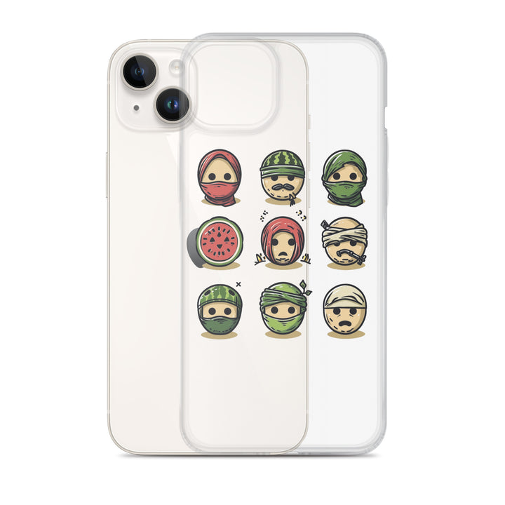 Clear Case for iPhone® - Palestine Emoji, iPhone iPhone 14 Plus Case With Phone