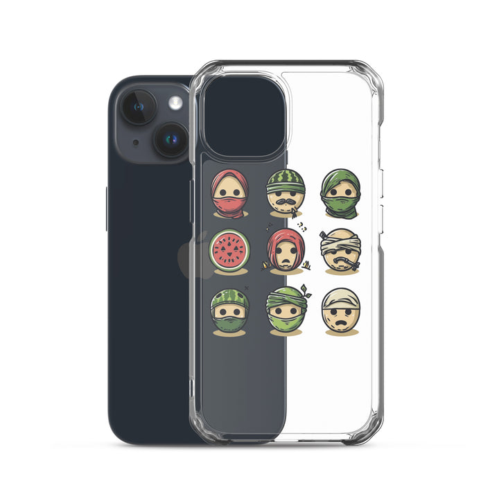Clear Case for iPhone® - Palestine Emoji, iPhone iPhone 15 Case With Phone