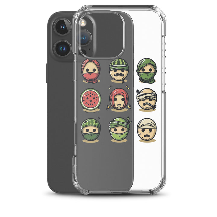 Clear Case for iPhone® - Palestine Emoji, iPhone iPhone 16 Pro Max Case With Phone