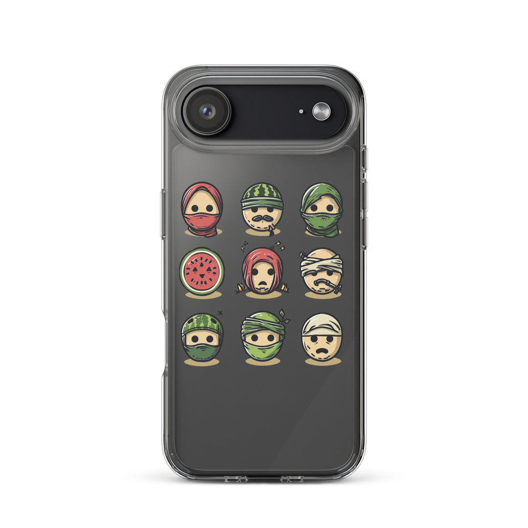 Clear Case for iPhone® - Palestine Emoji, iPhone iPhone 17 Air Case On Phone