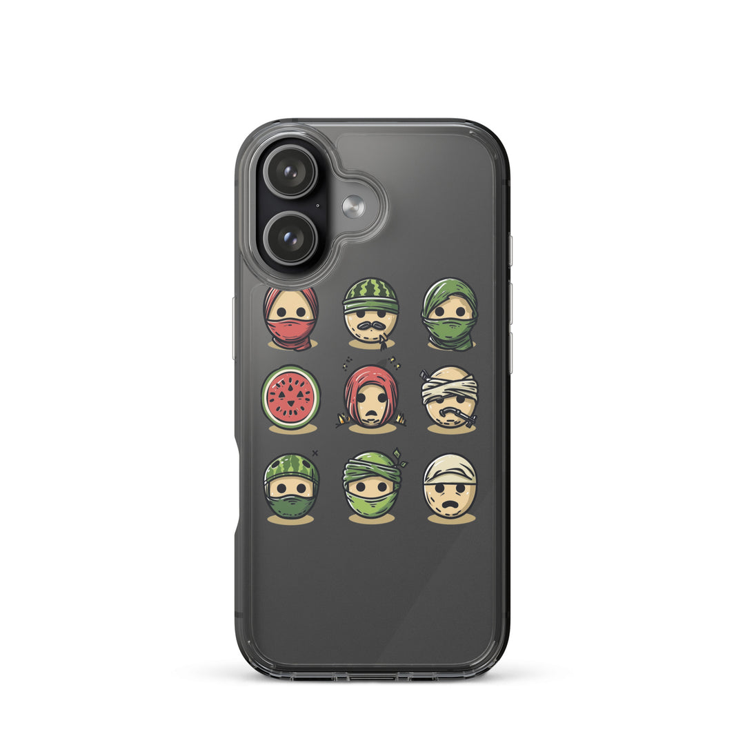 Clear Case for iPhone® - Palestine Emoji, iPhone iPhone 17 Case On Phone