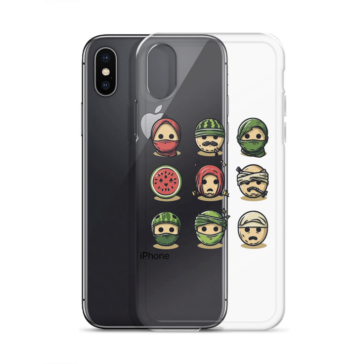Clear Case for iPhone® - Palestine Emoji, iPhone iPhone X Xs Case With Phone