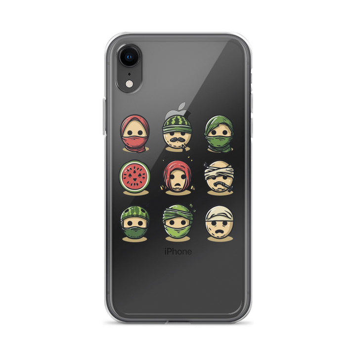 Clear Case for iPhone® - Palestine Emoji, iPhone iPhone Xr Case On Phone