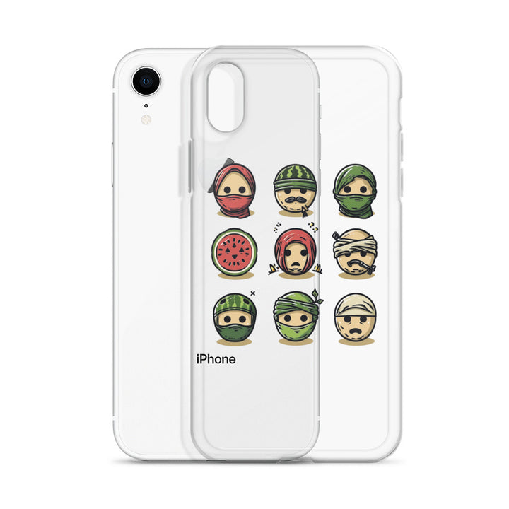 Clear Case for iPhone® - Palestine Emoji, iPhone iPhone Xr Case With Phone