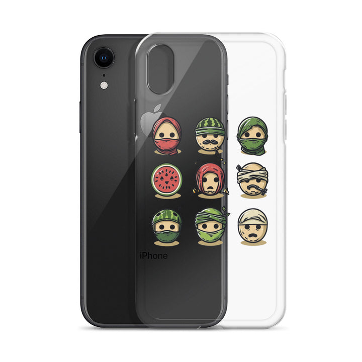Clear Case for iPhone® - Palestine Emoji, iPhone iPhone Xr Case With Phone